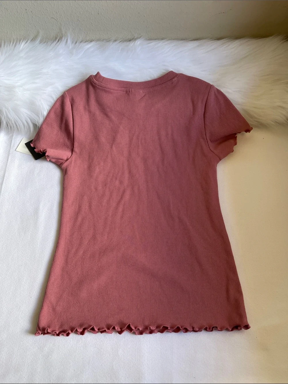 Ford Bronco Girls Ribbed Graphic t-Shirt in Pink Various Sizes. NWT